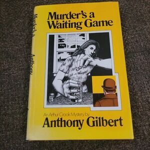 Random House Murders a Waiting Game Book Adult Yellow Good Arthur Crook Mystery